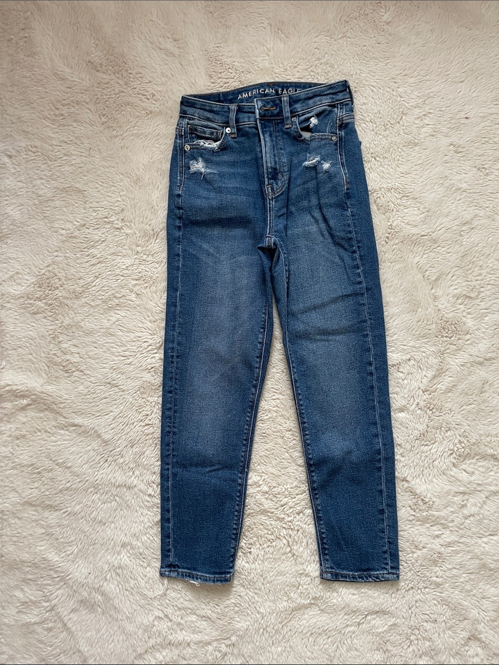 American Eagle Outfitters High-Rise Skinny Jeans - Indigo Blue